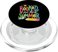 Booked For The Summer, Reading Book Lover Vacation PopSockets PopGrip for MagSafe