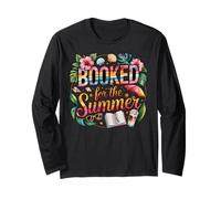 Booked for The Summer Reading Coffee Lovers Vacation Long Sleeve T-Shirt