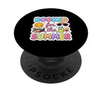 Booked for the Summer Reading Coffee Lovers Vacation PopSockets Adhesive PopGrip