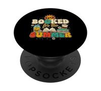 Booked for the Summer Reading Coffee Lovers Vacation PopSockets Adhesive PopGrip