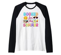 Booked for The Summer Reading Coffee Lovers Vacation Raglan Baseball Tee