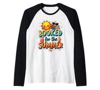 Booked for The Summer Reading Coffee Lovers Vacation Raglan Baseball Tee