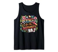 Booked for The Summer Reading Coffee Lovers Vacation Tank Top