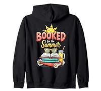 Booked for the Summer Reading Coffee Lovers Vacation Zip Hoodie