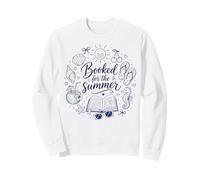 Booked for the Summer Vacation Beach Reading Books Lover Sweatshirt