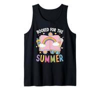 Booked for the Summer Vacation Reading Book Lover Tank Top