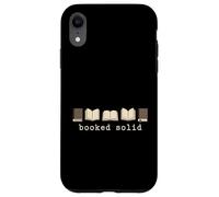 Booked Solid Library Reading Novels Literature Fiction Lover Case for iPhone XR