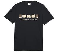 Booked Solid Library Reading Novels Literature Fiction Lover Comfort Colors Adult Heavyweight T-Shirt