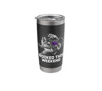 Booked This Weekend Funny Bookworm Humor Book Lover Reading Stainless Steel Insulated Tumbler