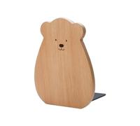 Bookend for Shelves Durable Support Wood Book End for Library School Desktop