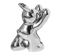 Bookend for Shelves - Rabbit Bookend Made of Ceramic, Decorative Rabbit Shaped Bookends | Cute Animal Organisation Materials for Libraries, Reading Enthusiasts, Students, Teachers, The