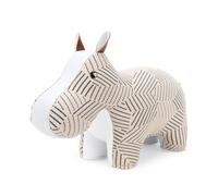 Bookend Hippo Razzle Dazzle white Züny x KVADRAT