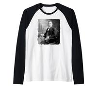 Booker Taliaferro Washington Quote on Character Make The Man Raglan Baseball Tee