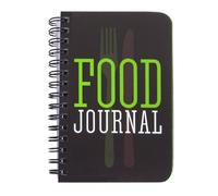 BookFactory Food Journal/Food Diary/Diet Journal Notebook - Durable Thick Translucent Cover, Wire-O Binding. Size: 3 1/2” x 5 1/4 (JOU-120-M3CW-A (Food))