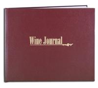 BookFactory® Wine Journal/Wine Log Book/Wine Diary/Wine Notebook - Maroon Leather Cover - 72 Pages, Professional Grade, Section Sewn Hardbound, 8 7/8" x 7" (LOG-072-XLO-TWR-WINE-XMT43)
