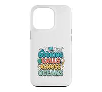 Booking Calls Across Oceans Remote Work Lifestyle Case for iPhone 13 Pro