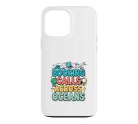 Booking Calls Across Oceans Remote Work Lifestyle Case for iPhone 13 Pro Max
