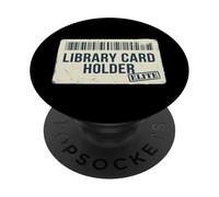 Bookish Avid Reader Booklover Library Elite PopSockets Adhesive PopGrip