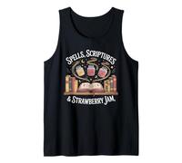 Bookish Bible Study Spells Scriptures and Strawberry Jam Tank Top