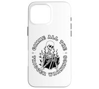 Bookish Book Lover Gimme All the Trigger Warnings Smut Books Case for iPhone 16 Pro Max