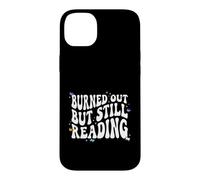 Bookish Burned Out But Still Reading Retro Book Club Case for iPhone 14 Plus