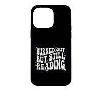 Bookish Burned Out But Still Reading Retro Book Club Case for iPhone 14 Pro Max