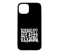Bookish Burned Out But Still Reading Retro Book Club Case for iPhone 15 Plus