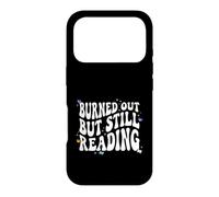 Bookish Burned Out But Still Reading Retro Book Club Case for iPhone 17 Pro