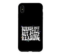 Bookish Burned Out But Still Reading Retro Book Club Case for iPhone XS Max