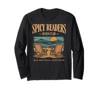 bookish club Floral Vintage, Book Reader Funny reading gift Long Sleeve T-Shirt