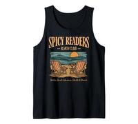 bookish club Floral Vintage, Book Reader Funny reading gift Tank Top