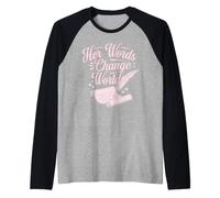 Bookish Feminists Feminist Literature Empowering Stories Raglan Baseball Tee