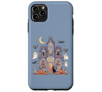Bookish Ghost Haunted Bookstore Cat Bookworm Book Lover Case for iPhone 11 Pro Max