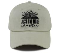 Bookish Gifts for Women Men, Adjustable Just One More Chapter Hat