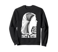 Bookish Girl Life Of Fact And Fiction Book Lover Reader Sweatshirt