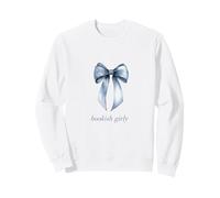 Bookish Girly Bow Aesthetic Reading Coquette Sweatshirt