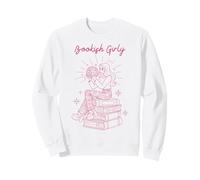 Bookish Girly Retro Reading Aesthetic Sweatshirt