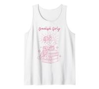 Bookish Girly Retro Reading Aesthetic Tank Top