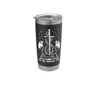Bookish in My Fantasy Era Book Theme Dragon One More Chapter Stainless Steel Insulated Tumbler