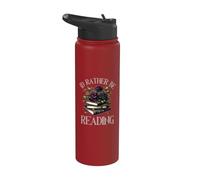 Bookish Merch for Women Who Love Reading Romance Goth Books Stainless Steel Insulated Water Bottle