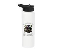 Bookish Merch for Women Who Love Reading Romance Goth Books Stainless Steel Insulated Water Bottle