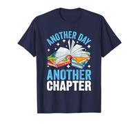 Bookish Reading Another Day Another Chapter Literary Quote T-Shirt