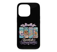bookish summerween horror reading spooky funny Case for iPhone 13 Pro