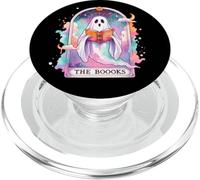 Bookish Tarot The Reader Ghost Book Lover Spooky Season PopSockets PopGrip for MagSafe
