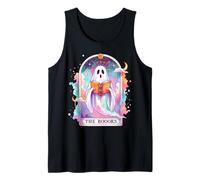 Bookish Tarot The Reader Ghost Book Lover Spooky Season Tank Top