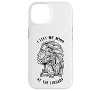 Bookish Woman Left My Mind At The Library Book Reader Girl Case for iPhone 14