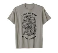 Bookish Woman Left My Mind at The Library Book Reader Girl T-Shirt