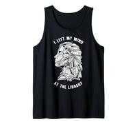Bookish Woman Left My Mind at The Library Book Reader Girl Tank Top
