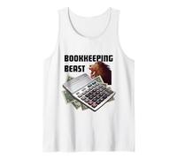 Bookkeeping Beast Accountant Bookeper Ugly Funny Tank Top