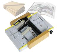 Booklet Binding and Folding Machine, High-Speed Stapler for Efficient Document Organization in Schools, Print Stores, Offices